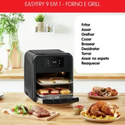 Easy Fry 9 Em 1 Forno E Grill